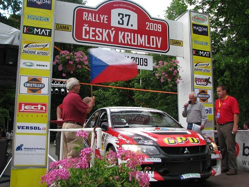 Start Ryllye Český Krumlov v Jelení zahradě 22. 5. 2009.