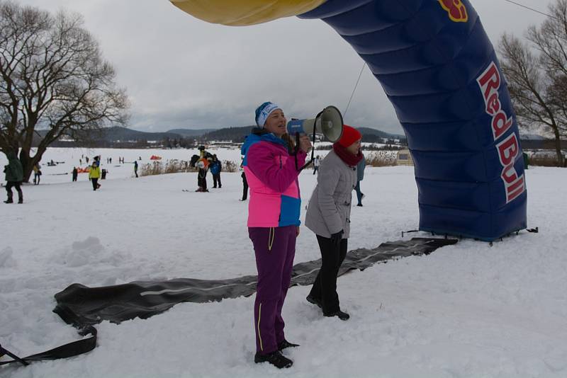 Již čtvrtý Ice Marathon odstartoval v sobotu v Černé v Pošumaví.