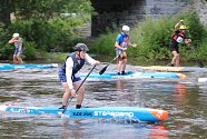 Pátý ročník závodu na paddleboardech na Vltavě Zlatka-Boršov 2023.