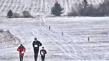 Trasa Lipno Ice Marathonu v Černé byla náročná - přesně tak, jak závodníci chtěli a očekávali.