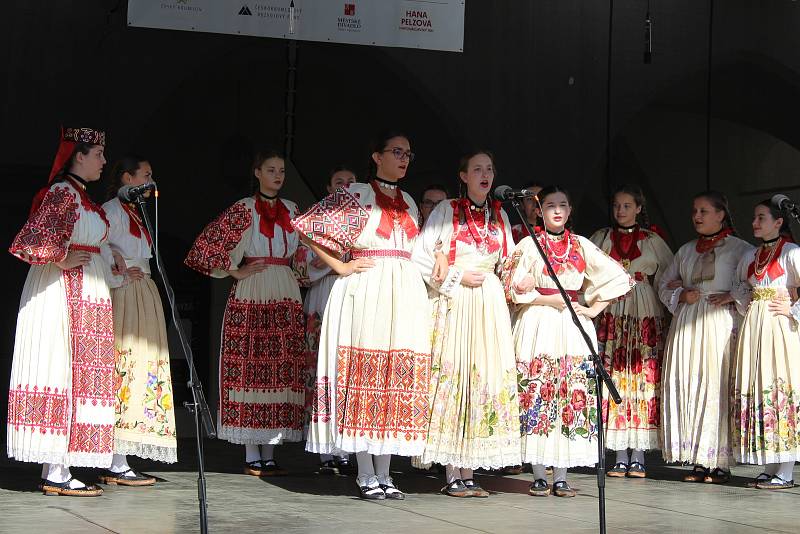 Vystoupení chorvatského souboru Kulturno umjetničko društvo "Ivančice".