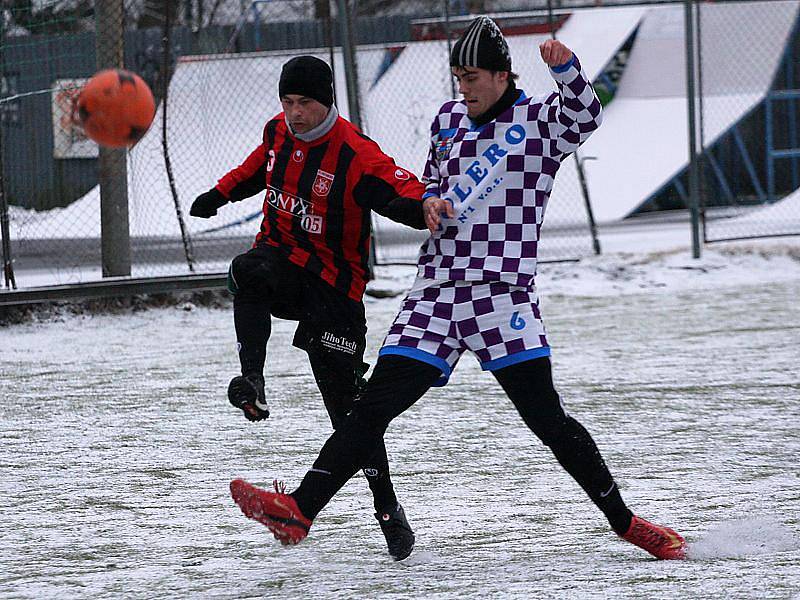 Přípravné fotbalové utkání / FC Šumava Frymburk - FK Dolní Dvořiště 2:1 (1:0).