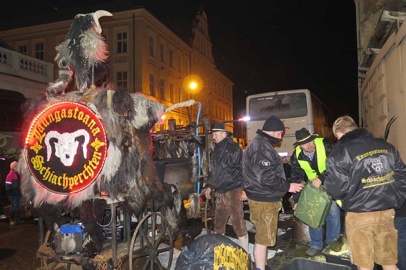 Krampus show v Kaplici 2016. 