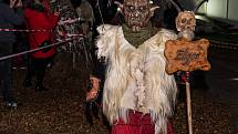 Krampusáci děsili svým zjevem ve Vyšším Brodě.