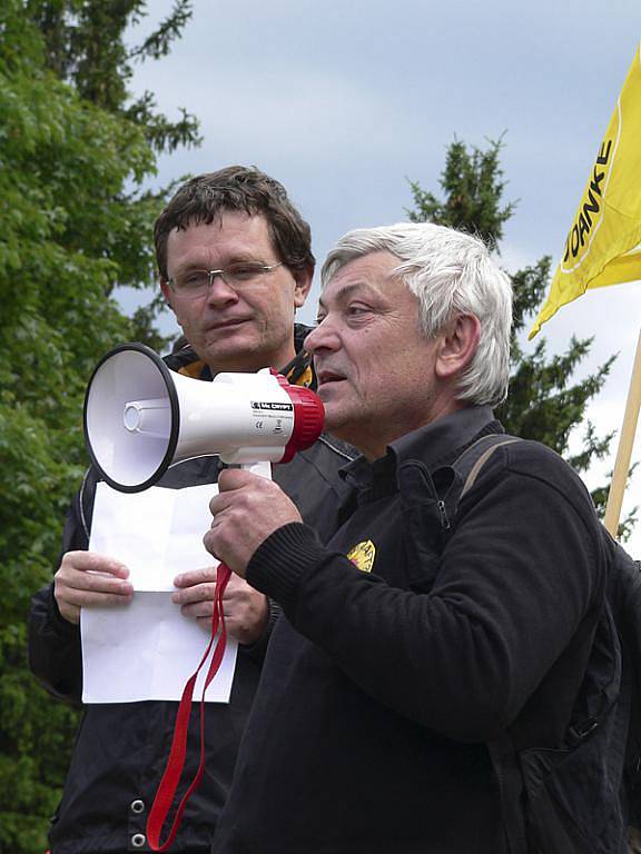 Odpůrci jaderné energie z Čech, Rakouska a Německa se sešli na mítinku na Kleti.