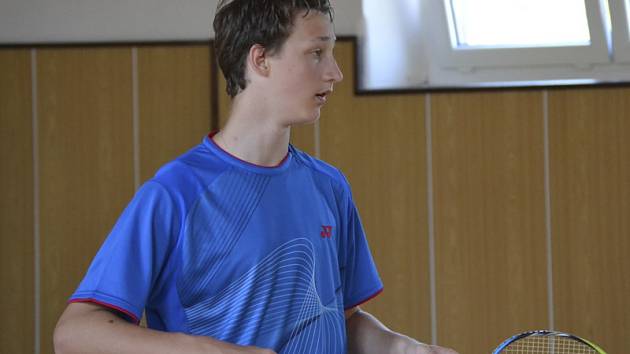 Křemežský mladík Petr Beran při celostátním turnaji U17 obhájil pozici nasazené jedničky.