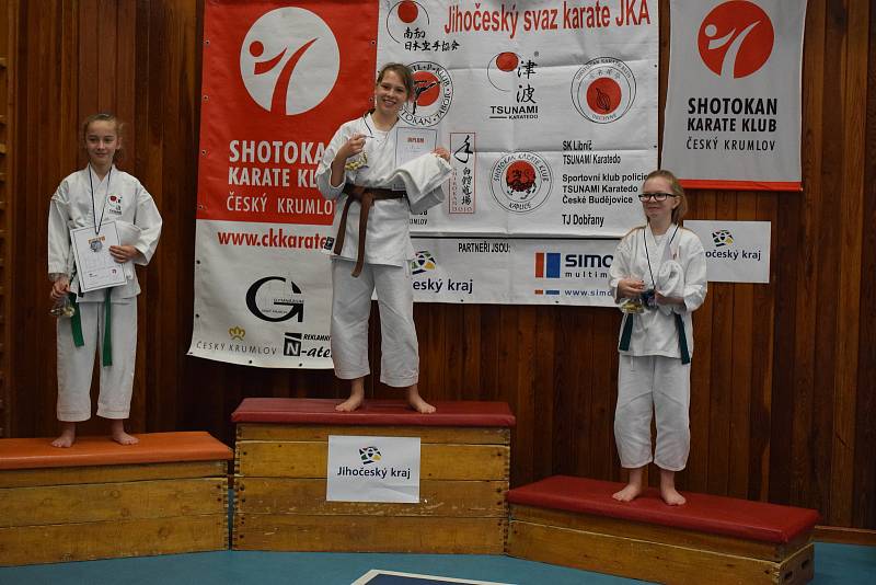 Mikulášský turnaj, poslední z letošní série turnajů Jihočeského svazu japonského karate, pořádal českokrumlovský Shotokan karate klub.