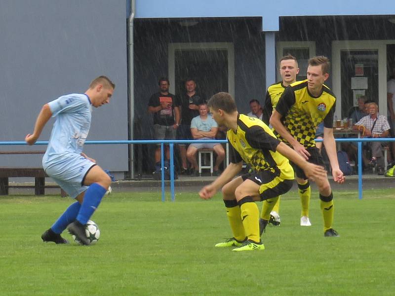 Příprava: FK Protivín (modré dresy) – FK Spartak Kaplice 6:0 (2:0).