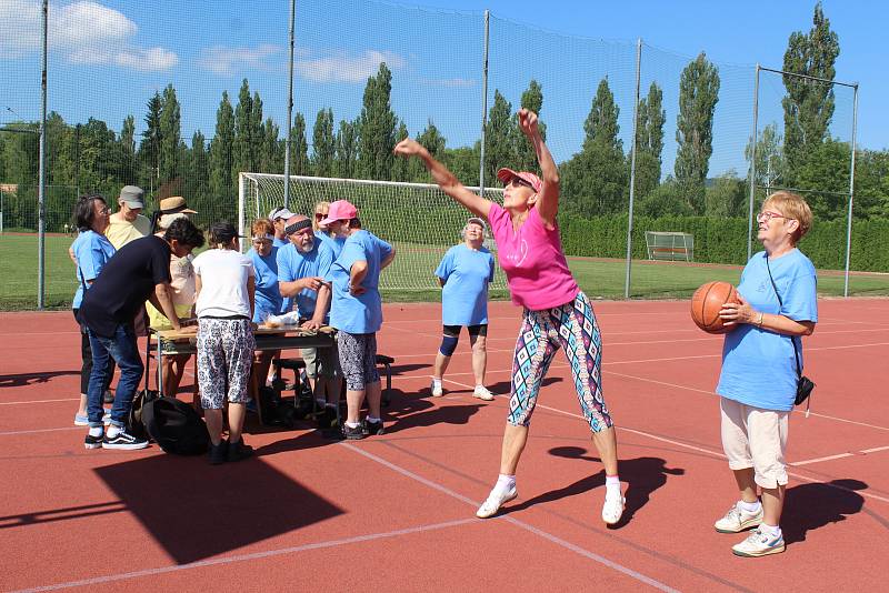 Seniorské sportovní hry v Kaplici.