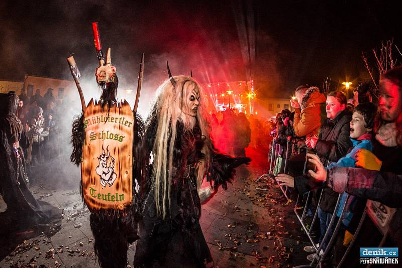 Krampus Show 2015 v Kaplici.