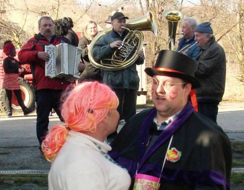 Masopust v Rájově na Českokrumlovsku.