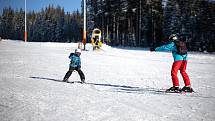 Podmínky na lyžování jsou na Lipně ideální.