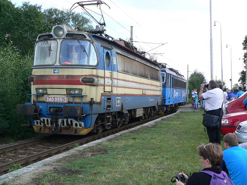 Oslava 190 let koněspřežné stanice z Českých Budějovic do Lince. 