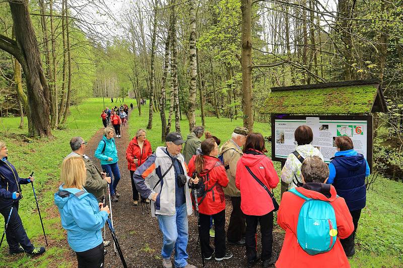 Přátelský pochod Nordic Walking v Benešově nad Černou.