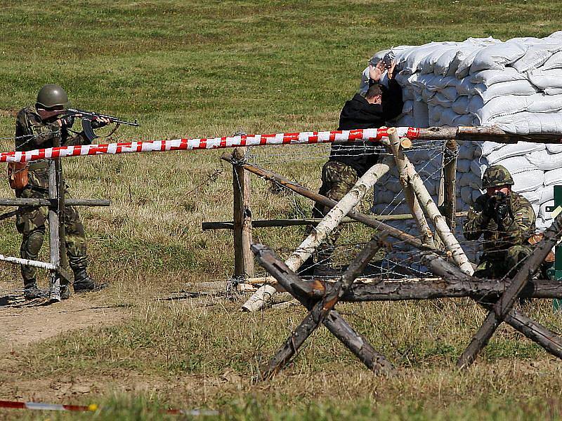 Cvičení jednotek civilní obrany Boleslavská hradba 2009 ve Vojenském výcvikovém prostoru Boletice.