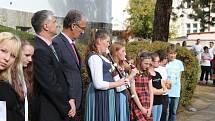 Den otevřených dveří a oslava devadesátin školy na ZŠ T. G. Masaryka v Českém Krumlově.