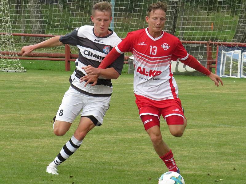 I.A třída (skupina A) – 4. kolo (3. hrané): FK Spartak Kaplice (bíločerné dresy) – FC AL-KO Semice 4:1 (3:1).