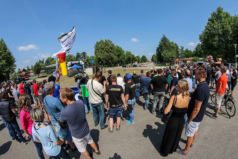 Rychlostní zkoušky Rallye Český Krumlov na českobudějovickém výstavišti v uplynulých letech pokaždé přilákaly hodně příznivců motorismu.