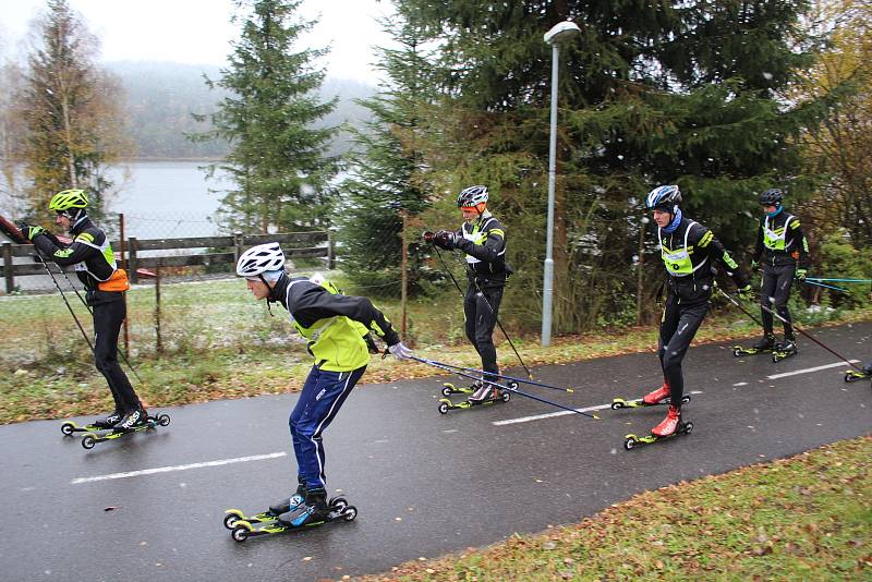 Frymburk – Svatý Tomáš Roller Ski Tour 2019 se jela v sobotu 9. listopadu na 33 km dlouhé trati.