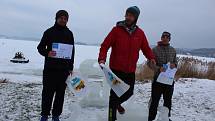 Lipno Ice Marathon prověřil na osm desítek borců, kteří nejsou z cukru.