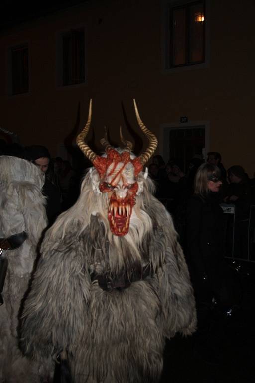 Krampus show v Kaplici 2016. 