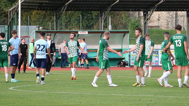 Fotbalová divize: Český Krumlov - Příbram B 3:3 (1:2).