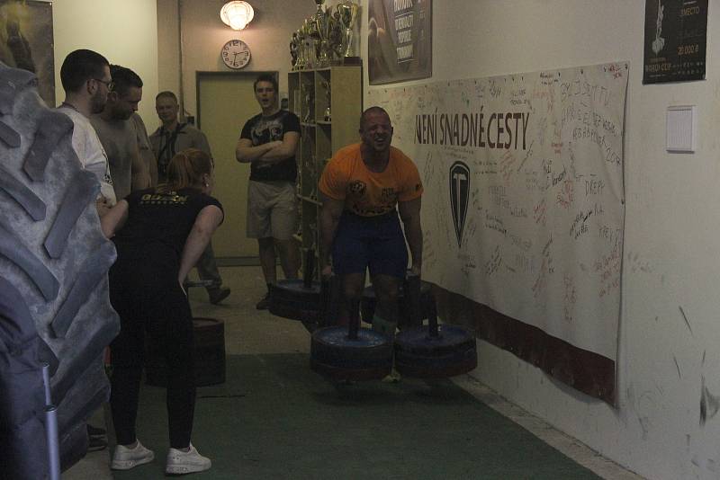 První závody v přerovském Chrámu síly Jiřího Tkadlčíka. Kategorii do 100 kilogramů ovládl jeho bratr Marek. Nad 100 kg byl nejlepší Petr Pastyřík.