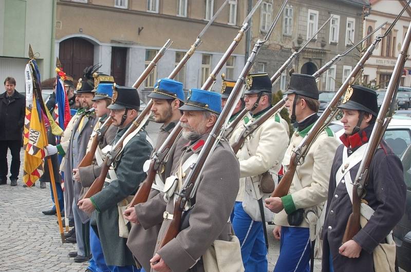 Slavnostní otevření válečné naučné stezky v Tovačově