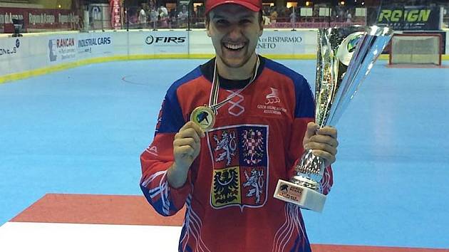 Mistr světa v inline hokeji 2016 Mikuláš Zbořil