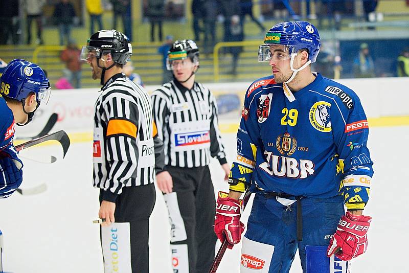 Hokejisté Přerova porazili Benátky nad Jizerou 4:0. Vojtěch Tomi.