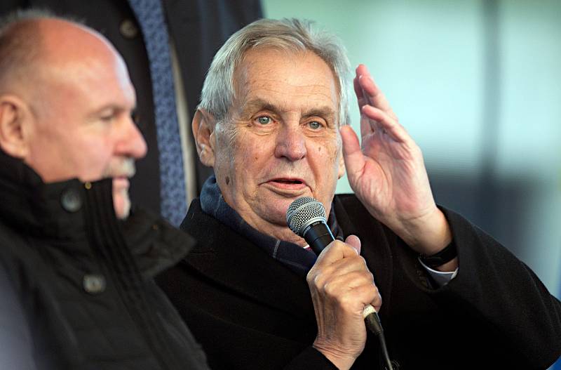 Prezident Miloš Zeman v Přerově