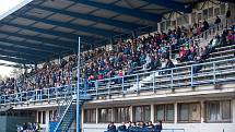 Fotbalové derby mezi domácím Přerovem a Kozlovicemi ovládla 2:1 Viktorka. Utkání sledovalo 524 platících diváků. Foto: Deník/Jan Pořízek