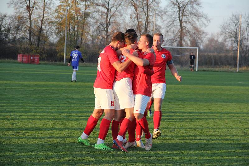 Fotbal, krajský přebor: FK Brodek u Přerova - TJ Sigma Lutín.