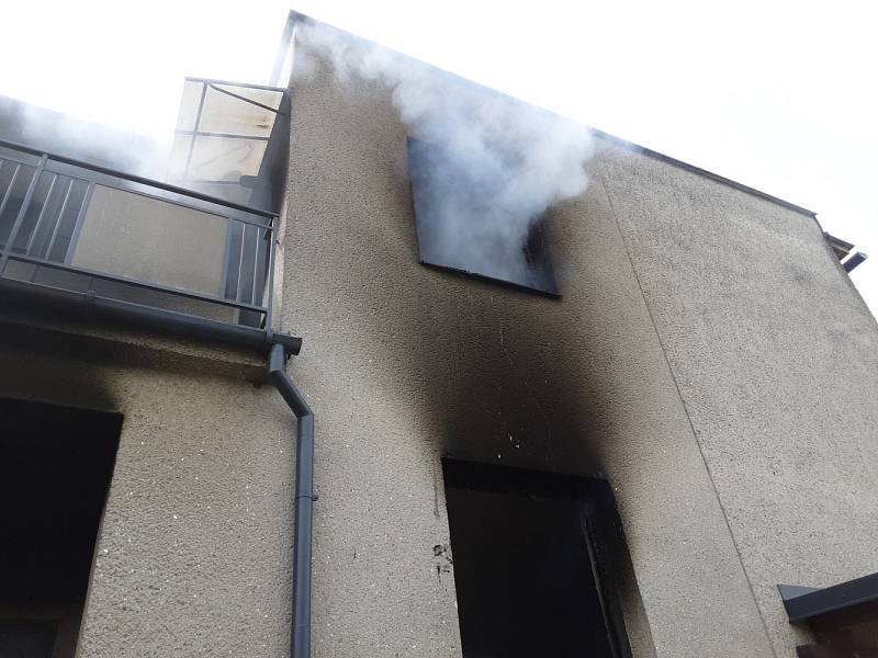 Požár domu v Lipníku nad Bečvou, 13. 5. 2022