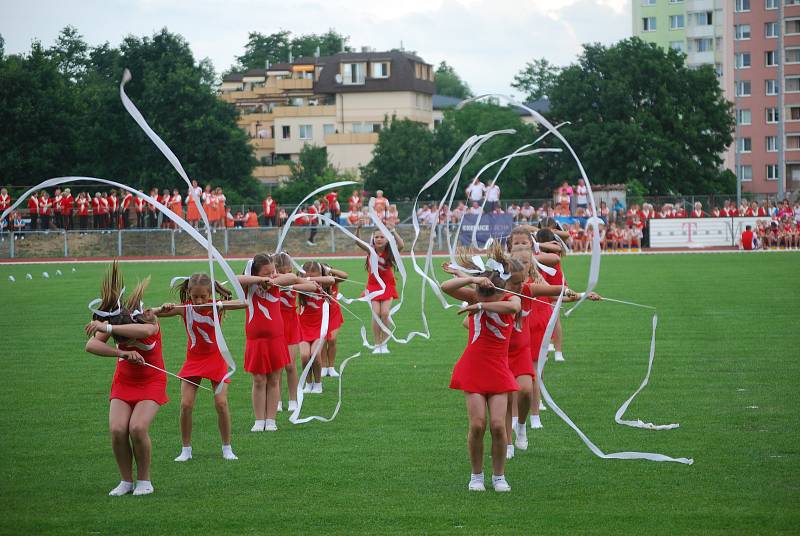 Přerov se stal v sobotu dějištěm krajského sokolského sletu, na který zavítalo na 1700 cvičenců.