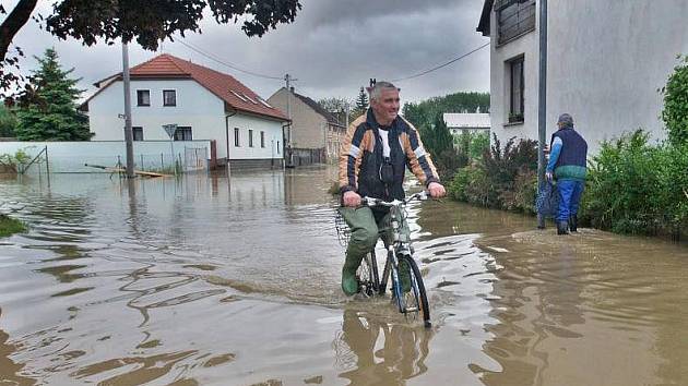 Zaplavené Troubky 19. května 2010