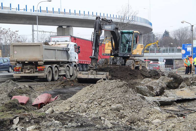 Stavební práce v Předmostí, 8. března 2021