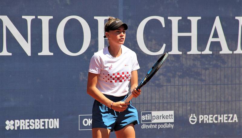 Tenisové mistrovství Evropy juniorů do 16 let v Přerově. Chiara Jerolimov (Chorvatsko)