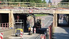 Podjezd v Předmostí byl uzavřen v roce 2020 v souvislosti s modernizací železničního koridoru.