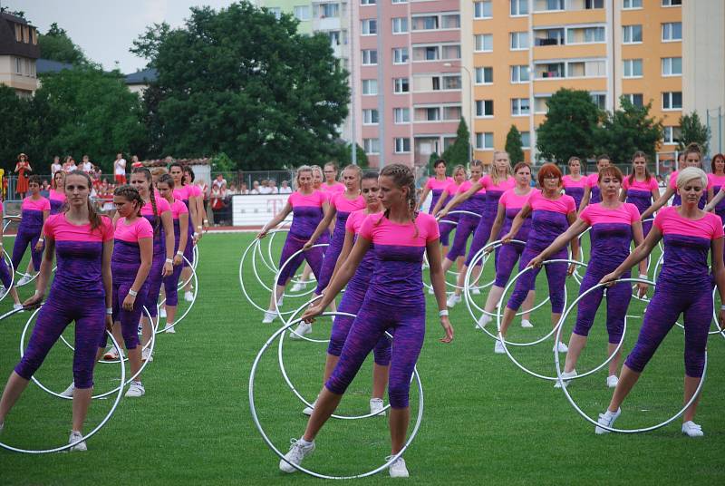 Přerov se stal v sobotu dějištěm krajského sokolského sletu, na který zavítalo na 1700 cvičenců.