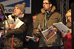11.12.2013. Česko zpívá koledy na náměstí TGM v Přerově