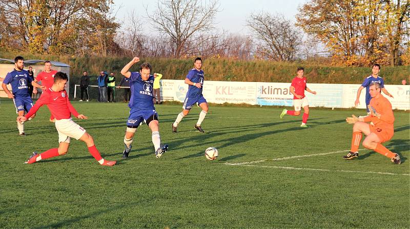 Fotbal, krajský přebor: FK Brodek u Přerova - TJ Sigma Lutín.