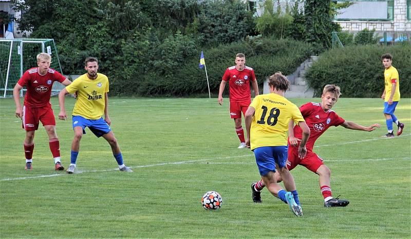 Přípravné utkání FK Kozlovice - SK Sigma Olomouc U18.