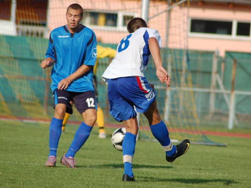 Fotbalisté Viktorie Přerov proti Otrokovicím