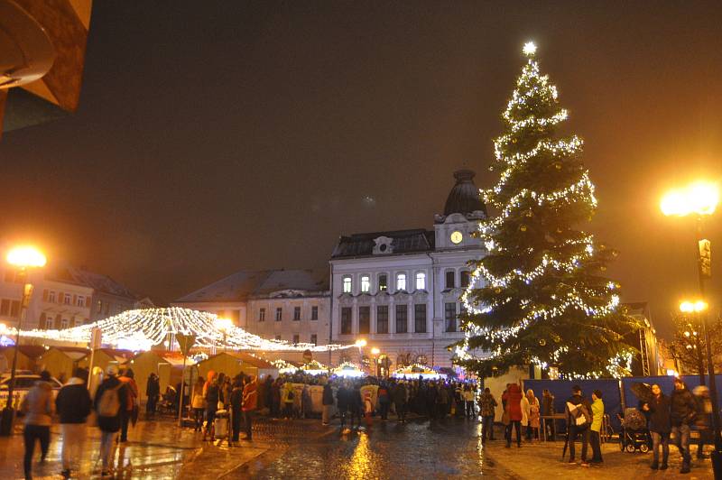 Rozsvěcení vánočního stromu v Přerově