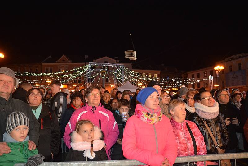 Rozsvícení vánočního stromu v Přerově 2019