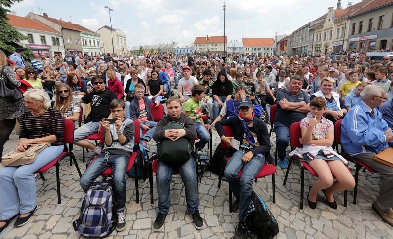 Prezident Miloš Zeman na návštěvě Kojetína