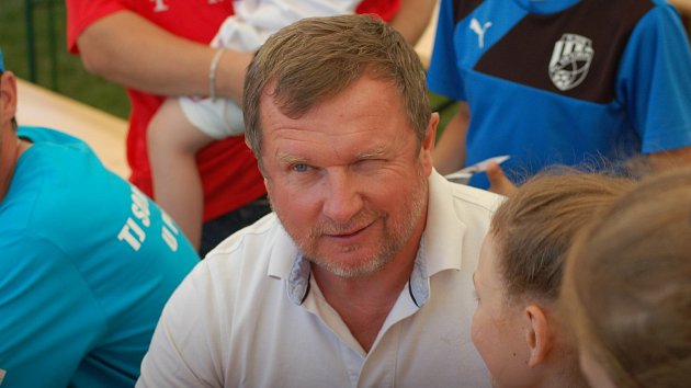 Pavel Vrba sponsored a sports day in Pavlovice near Přerov in June 2017