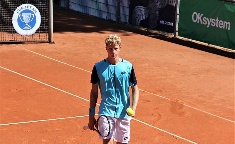 Tenisové mistrovství Evropy juniorů do 16 let v Přerově. Martin Landaluce (Španělsko)