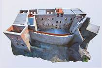 Prezentace zastřešení paláce na hradě Helfštýn